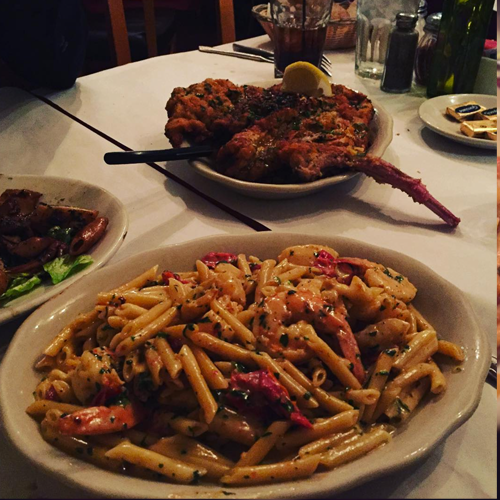 Dinner at La Scarola